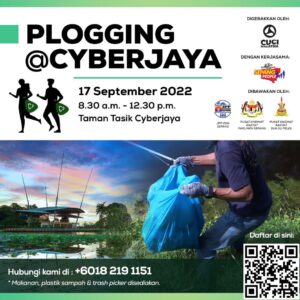 Cuci Malaysia cleanup Cyberjaya during Hari Malaysia 2022